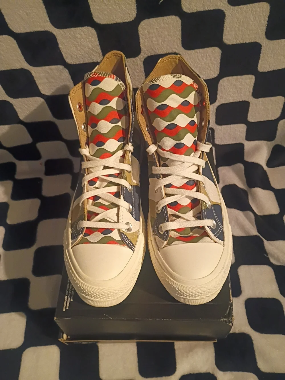 Converse Chuck Taylor All Star Lift Hi "Obsidian Utility. Size 7W - Picture 4 of 7